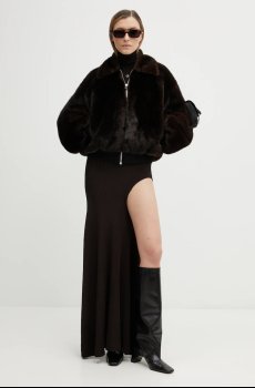 Куртка Coperni Faux Fur Bomber