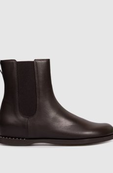 Коричневые кожаные челси