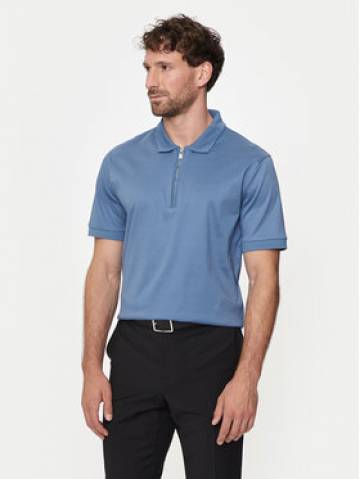 Boss Поло Polston 11 50513375 Голубий Slim Fit Boss Поло Polston 11 50513375 Голубий Slim Fit