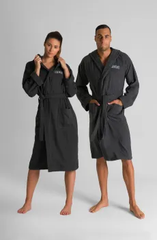 Темно-серый халат (унисекс) Серый XS Arena 003210-500