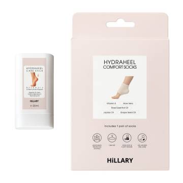 Набір для загоєння та м’якості п’ят Hillary HydraHeel Repair & Relief Set Набір для загоєння та м’якості п’ят Hillary HydraHeel Repair & Relief Set