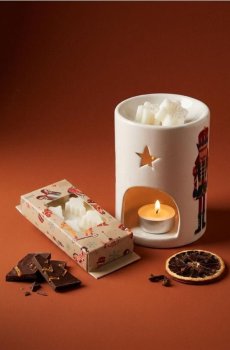 Аромалампа з воском Chocolate Orange - бежевий