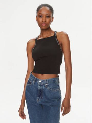 Calvin Klein Jeans Топ Logo J20J223110 Чорний Slim Fit Calvin Klein Jeans Топ Logo J20J223110 Чорний Slim Fit