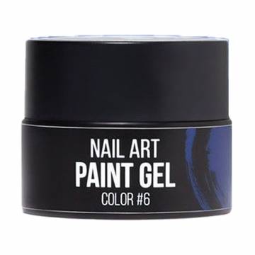 Гель-краска для ногтей NUB Paint Gel 06 Синяя, 5 г Гель-краска для ногтей NUB Paint Gel 06 Синяя, 5 г