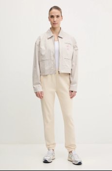 Хлопковая куртка adidas Originals AOP CROP JACKET