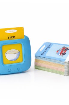 Детский интерактивный планшет для изучения английского языка Babik голубой, от 3 лет, 11*1.5*9 см (HX1-112)