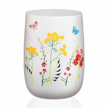 Ваза для цветов Bohemia Herbal White, 18 см (b82510-OB458) Ваза для цветов Bohemia Herbal White, 18 см (b82510-OB458)