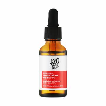 Отшелушивающая гель-сыворотка для лица Under Twenty Exfoliating Gel Serum AHA+BHA 15%, 30 мл Отшелушивающая гель-сыворотка для лица Under Twenty Exfoliating Gel Serum AHA+BHA 15%, 30 мл