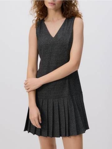 Reserved - Плісирована сукня - антрацитовий - 088GP-86X