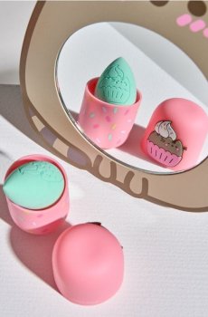 Спонж для макіяжу з футляром Pusheen The Cat - різнобарвний