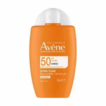 Солнцезащитный ультра-флюид для лица и шеи Avene Eau Thermale Ultra Fluid, SPF 50, для чувствительной кожи, 50 мл Солнцезащитный ультра-флюид для лица и шеи Avene Eau Thermale Ultra Fluid, SPF 50, для чувствительной кожи, 50 мл