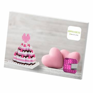 Конструктор BRIXIES Листівка Весільний торт 81 деталь (220.060)