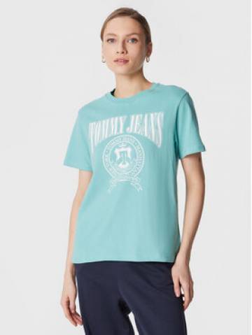 Tommy Jeans Футболка Varsity DW0DW14919 Голубий Loose Fit Tommy Jeans Футболка Varsity DW0DW14919 Голубий Loose Fit