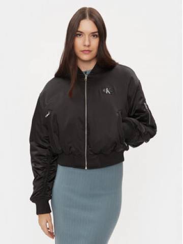 Calvin Klein Jeans Куртка бомбер J20J222591 Чорний Regular Fit Calvin Klein Jeans Куртка бомбер J20J222591 Чорний Regular Fit