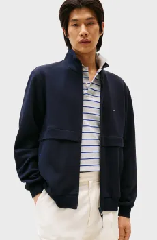 Мужская темно-синяя спортивная кофта PERFORMANCE THROUGH Синий L Tommy Hilfiger MW0MW41227