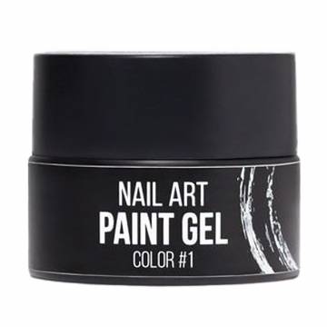 Гель-краска для ногтей NUB Paint Gel 01 Черная, 5 г Гель-краска для ногтей NUB Paint Gel 01 Черная, 5 г
