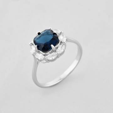 Серебряное кольцо Minimal 91-0008с-16 16 Серебряное кольцо Minimal 91-0008с-16 16