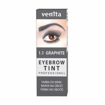 Краска-порошок для бровей Venita Professional Eyebrow Tint 1.1 Graphite, 10 г Краска-порошок для бровей Venita Professional Eyebrow Tint 1.1 Graphite, 10 г