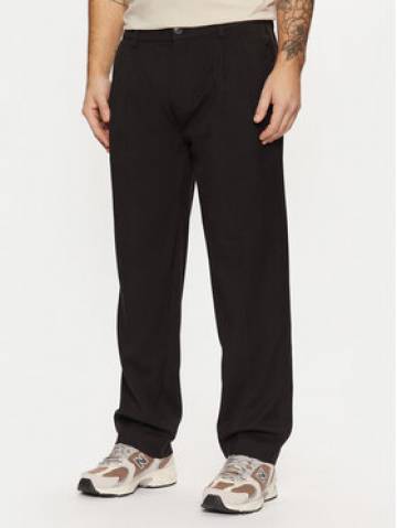 Jack&Jones Штани з тканини Karl 12267059 Чорний Loose Fit Jack&Jones Штани з тканини Karl 12267059 Чорний Loose Fit