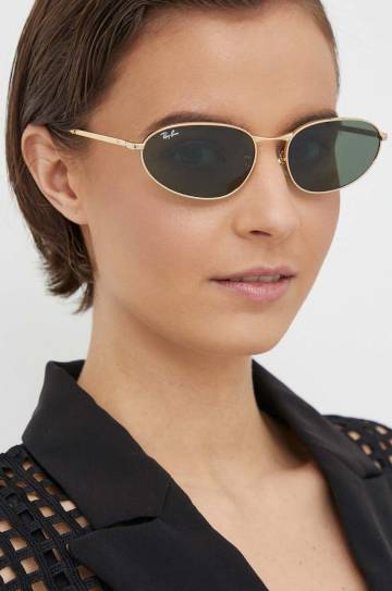 Солнцезащитные очки Ray-Ban цвет золотой 0RB3734 Солнцезащитные очки Ray-Ban цвет золотой 0RB3734