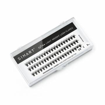 Накладные пучковые ресницы Sinart Eye Lashes Pro, 20D, C, 9 мм Накладные пучковые ресницы Sinart Eye Lashes Pro, 20D, C, 9 мм