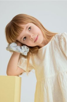 Reserved - Сукня з вишитим візерунком - кремовий - 292IB-01X