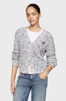 Женский кардиган TJW MARLED YARN CARDIGAN Разноцветный XS Tommy Jeans DW0DW18672