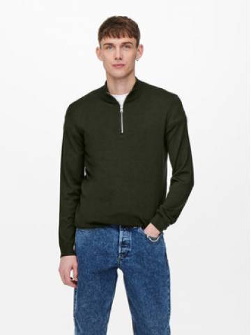 Only & Sons Светр 22021264 Зелений Regular Fit Only & Sons Светр 22021264 Зелений Regular Fit
