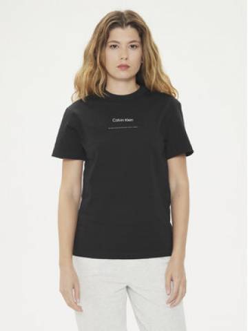 Calvin Klein Футболка Multi Logo K20K207215 Чорний Regular Fit Calvin Klein Футболка Multi Logo K20K207215 Чорний Regular Fit