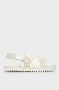 Женские бежевые сандалии TJW PREMIUM EVA SANDAL Бежевый 36 Tommy Jeans EN0EN02462