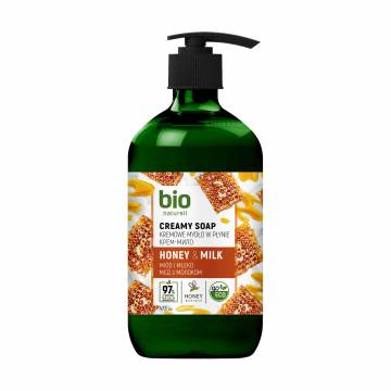 Жидкое крем-мыло Bio Naturell Мед с молоком, 473 мл Жидкое крем-мыло Bio Naturell Мед с молоком, 473 мл
