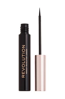 Жидкая подводка для глаз Makeup Revolution Super Flick Eyeliner, Black, 4.5 мл