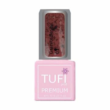 База для гель-лака Tufi profi Premium Granite Base 03 Пастельный терракот, 8 мл База для гель-лака Tufi profi Premium Granite Base 03 Пастельный терракот, 8 мл