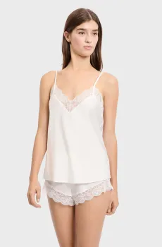 Женский белый топ DESIRE Белый L Etam 6557134