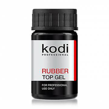 Каучуковое верхнее покрытие для гель лака Kodi Professional Rubber Top Gel, 14 мл Каучуковое верхнее покрытие для гель лака Kodi Professional Rubber Top Gel, 14 мл