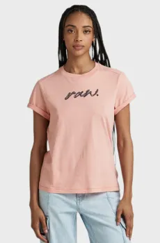 Женская розовая футболка Розовый XS G-Star RAW D24497,D626