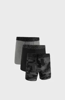 Мужские боксеры (3 шт) M UA Perf Tech Nov 6in Разноцветный S Under Armour 1383879-001