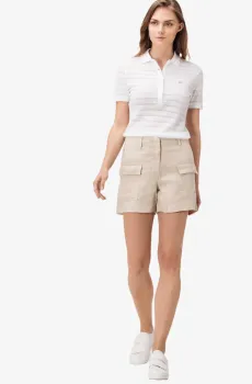 Женские шорты бежевые Бежевый 42 Lacoste GF080101B