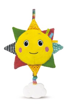Детская музыкальная игрушка на кровать Clementoni Soft Sun, с рождения (17795)