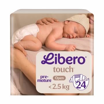 Подгузники Libero Touch Premature размер 0 (до 2.5 кг), 24 шт Подгузники Libero Touch Premature размер 0 (до 2.5 кг), 24 шт