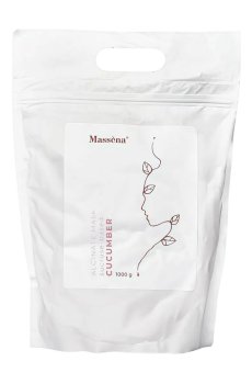 Альгинатная маска для лица Massena Alginate Mask Cucumber на основе сахарозы, 1 кг