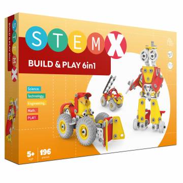 Конструктор StemX Build and play 6 в 1 (73285) Конструктор StemX Build and play 6 в 1 (73285)