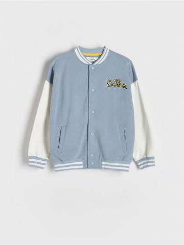Reserved - BOYS` SWEATSHIRT - світло-блакитний - 408CJ-50X Reserved - BOYS` SWEATSHIRT - світло-блакитний - 408CJ-50X