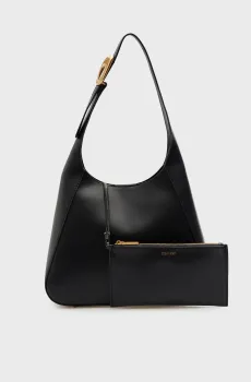 Женская черная сумка HARDWARE Черный ONESIZE Calvin Klein LV04F3402G