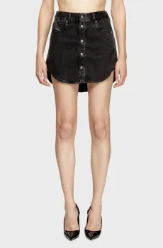 Женская черная джинсовая юбка DE-ARD Черный 26 Diesel A17916 068KE