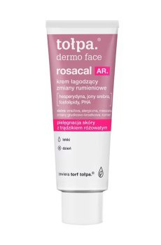 Дневной легкий успокаивающий крем для лица Tolpa Dermo Face Rosacal AR. против покраснений, 40 мл