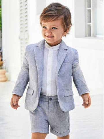 Mayoral Шорти з тканини 1237 Голубий Regular Fit