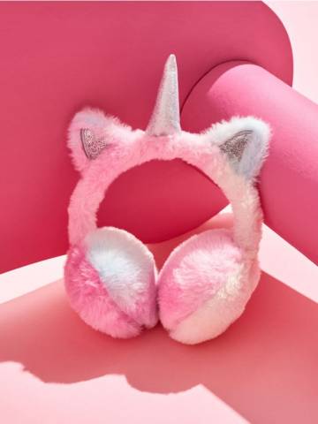 Теплі навушники - різнобарвний