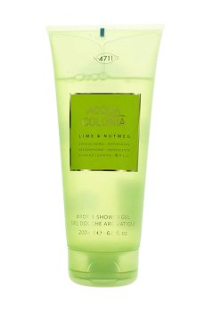 Парфюмированный гель для душа Maurer & Wirtz 4711 Acqua Colonia Lime & Nutmeg унисекс, 200 мл