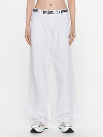 Tommy Jeans Джинси Daisy DW0DW15532 Білий Baggy Fit Tommy Jeans Джинси Daisy DW0DW15532 Білий Baggy Fit